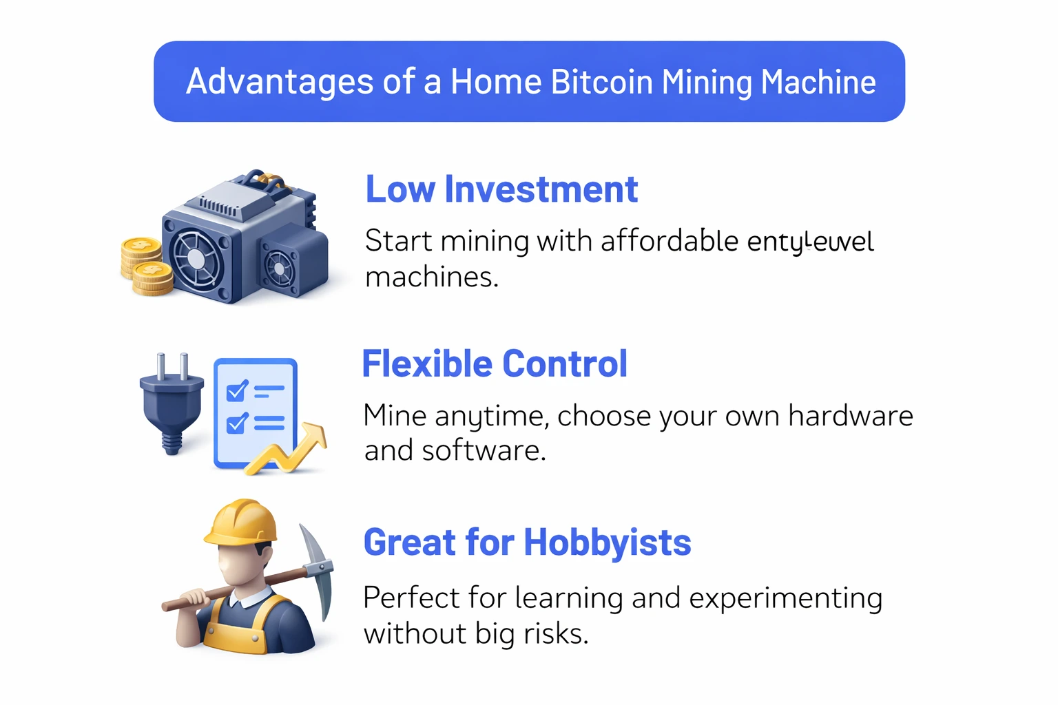 Advantages of a Home Bitcoin Mining Machine