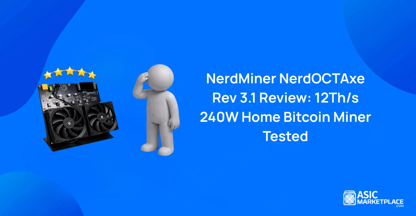 NerdMiner NerdOCTAxe Rev 3.1 Review