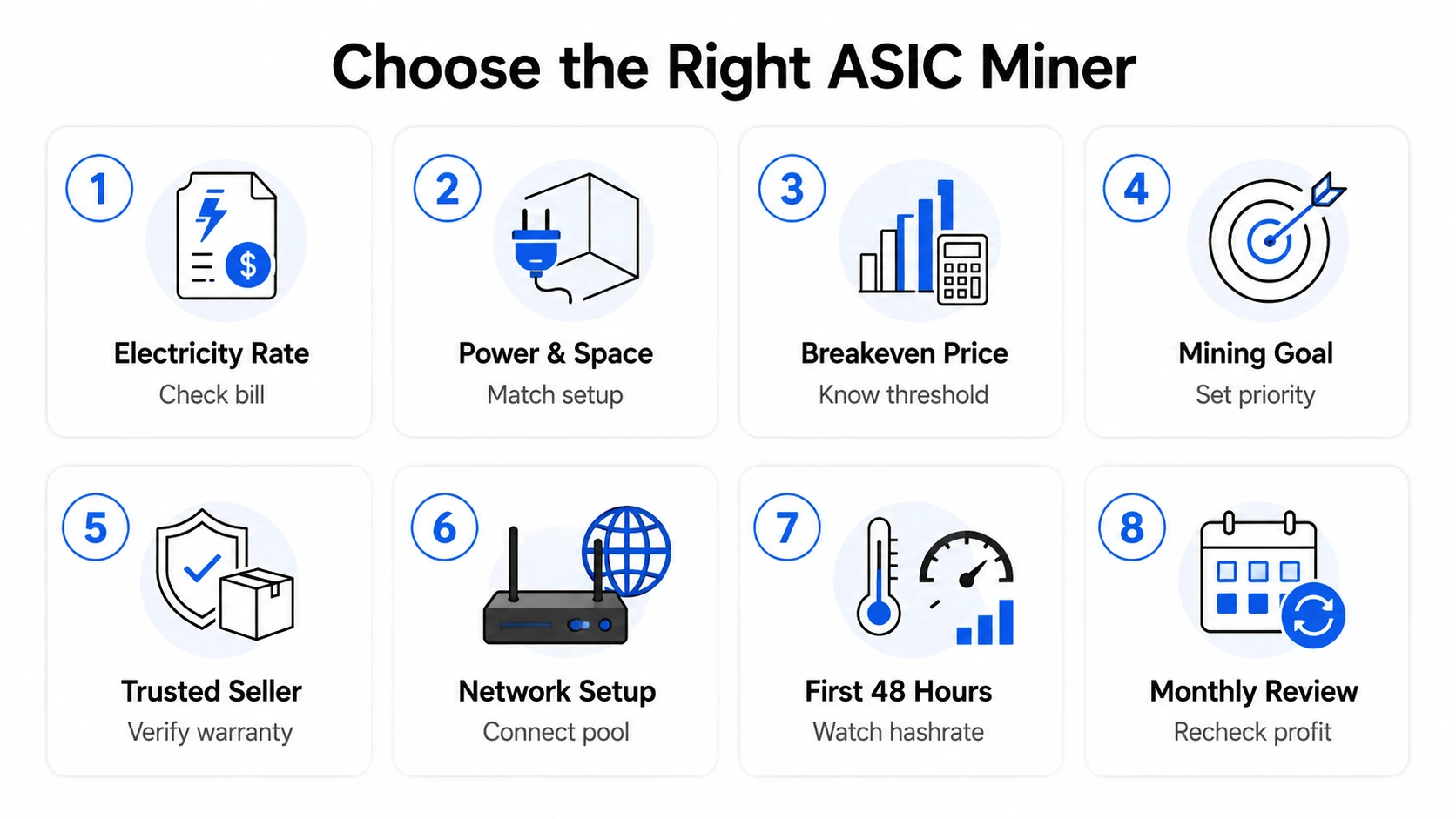 how to choose the right ASIC miner